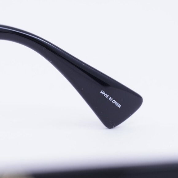 Moschino MOS153/S 0807 9O Sunglasses Black Square Frame, Grey Lenses main image 7